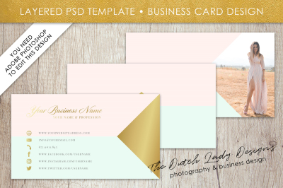 PSD Business Card Template #13