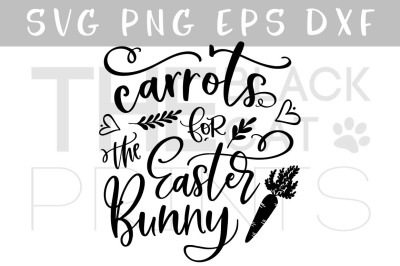 Carrots for the Easter Bunny SVG DXF PNG EPS