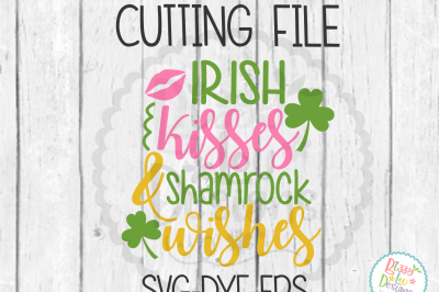 Irish Kisses SVG DXF EPS - cutting file