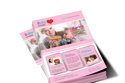 Baby Care flyer template