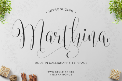 Marthina Script - Two Style