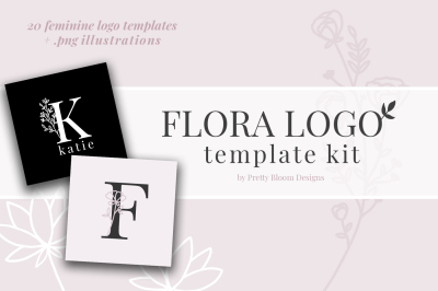 Flora Logo Template Kit