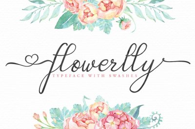 Flowerlly Swashes Font