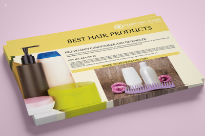 Hair Products Flyer Template