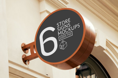 Store Signs Mock-ups