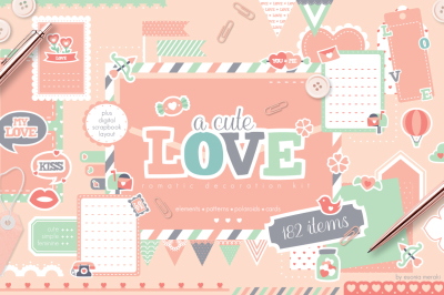 A Cute Love - Valentine Decoration Kit