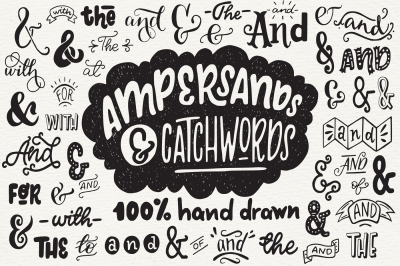 Ampersands and catchwords