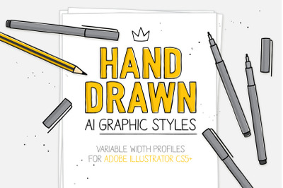 AI hand drawn styles and brushes