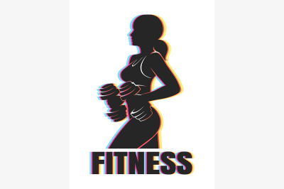Colorful Fitness Emblem