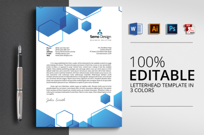 Business Letterhead Word Template