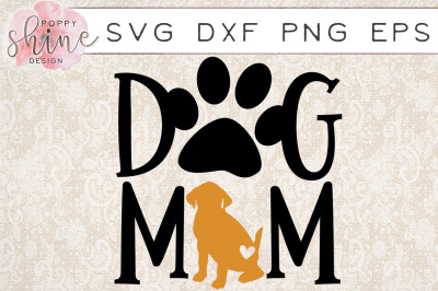 Dog Mom Beagle SVG PNG EPS DXF Cutting Files