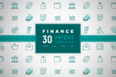Finance Icons Set | Concept