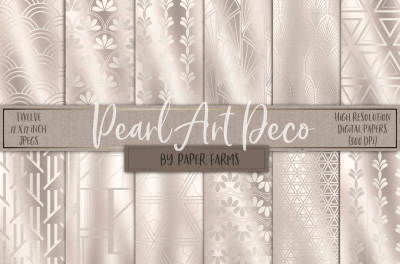 Pearl Art Deco backgrounds 