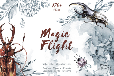 Magic Flight Watercolor Collection