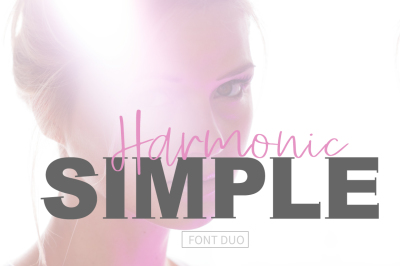 Simple Harmonic Font Duo