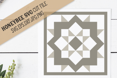 Swoon Barn Quilt SVG Cut file 