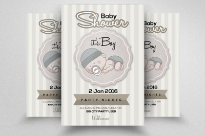 Baby Shower Invitatin Flyer