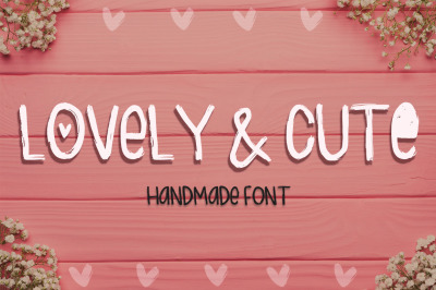 Lovely & Cute - 3 Handmade fonts!