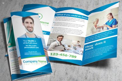 Health Care Trifold Template