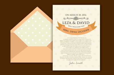 Wedding Invitation Card