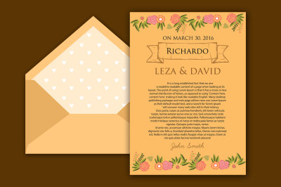 Clean Wedding Invitation