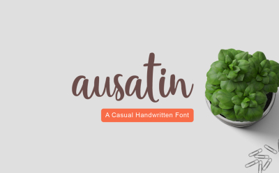  Ausatin Handmade Font