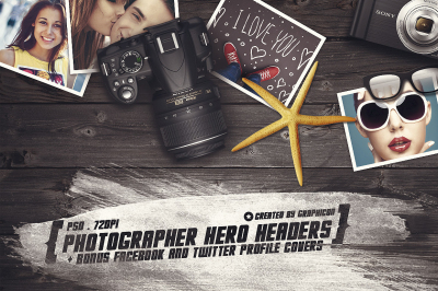 Photographer Hero Headers