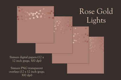 Rose gold lights