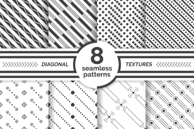 Diagonal seamless patterns