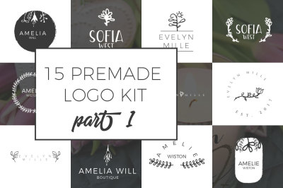 Feminine Premade Logo Kit part 1