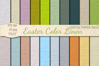 Easter Color Linen papers