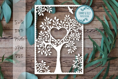 Natural Wedding Tree SVG DXF PNG PDF JPG