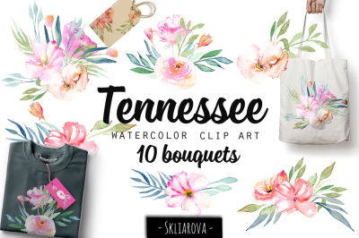 "Tennessee". Carnation bouquets.