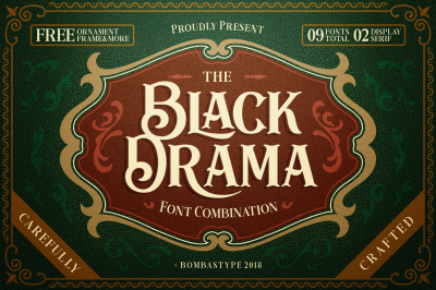 Black Drama Combination + Extras 