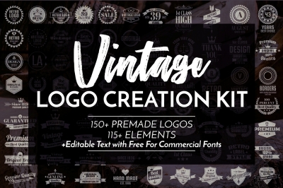 Vintage Logo Creation Kit