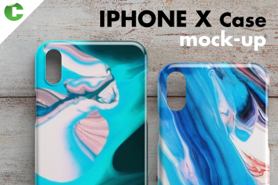 iPhone X case mock-up