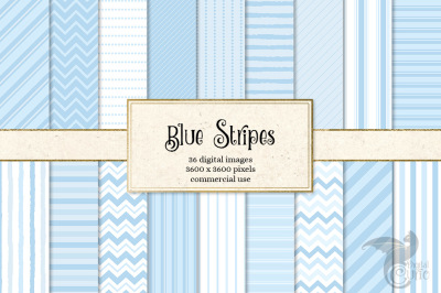 Blue Stripes Backgrounds & Overlays