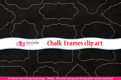 Chalkboard Frames clipart