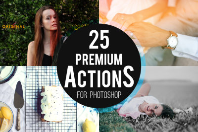 25 Premium Photoshop Actions