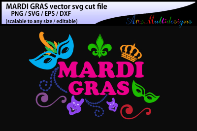 mardi gras svg silhouette / vector mardi gras / SVG  / Png/ mardi gras
