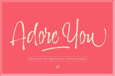 Adore You Family - 3 Fonts