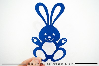 Rabbit paper cut SVG / DXF / EPS Files