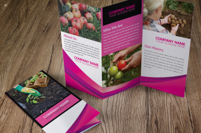 Farm Fresh Products Trifold Template