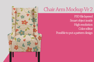 Chair arm mockup