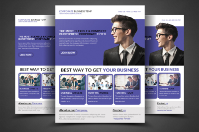 Corporate business flyer template 