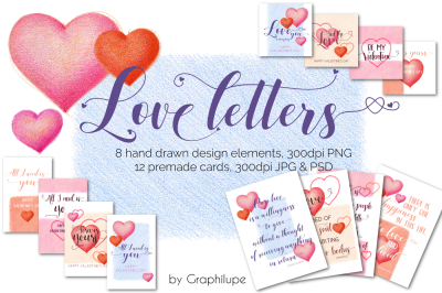 Love Letters - Hand-drawn Illustration Kit