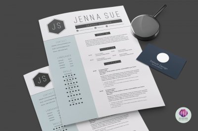 Two Page CV Template