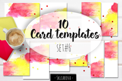 Card templates set #6