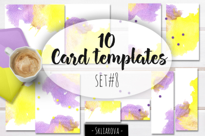 Card templates set #8