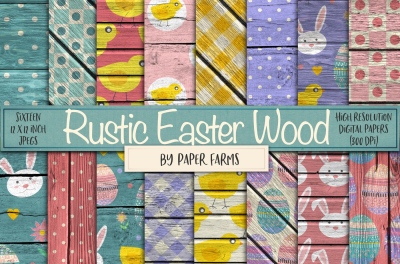 Rustic Easter backgrounds 